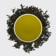 Amachazuru Five Leaf Loose Tea, tea leaves and steeped liquor