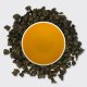 Frozen Summit Oolong, tea leaves and steeped liquor