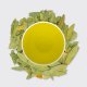 Senna Leaves, tea leaves and steeped liquor