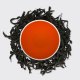 Royal Peach Orchid - Deep Fire, tea leaves and steeped liquor