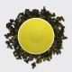 Osmanthus Oolong, tea leaves and steeped liquor