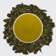 Jasmine Jade Oolong, tea leaves and steeped liquor