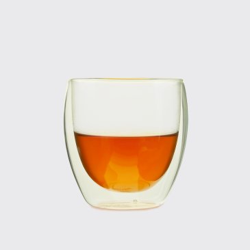 Double Walled Glass Cup (large) 250ml