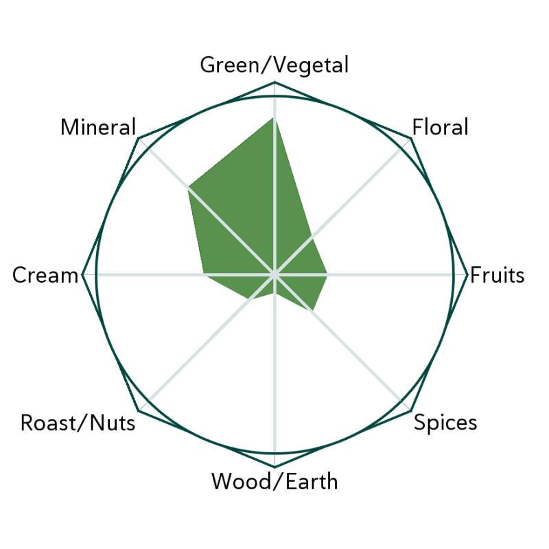 Okumidori Gyokuro Flavour Wheel